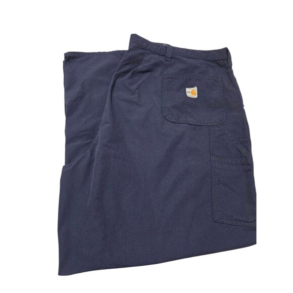 Carhartt FR FLAME RESISTANT 73478-20 DUNGAREE FIT Pants Men's Sz 52x30 Navy F4.1 - Picture 10 of 10